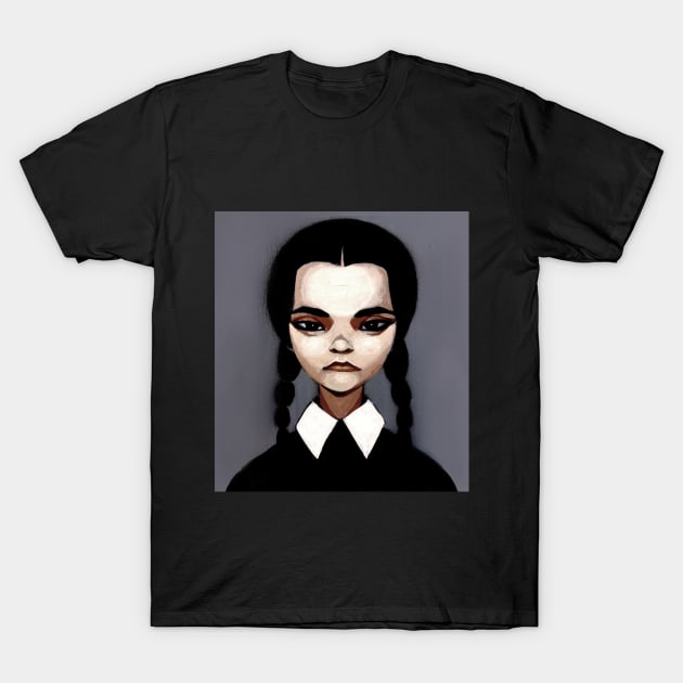 Wednesday Addams T-Shirt by Mikekimart